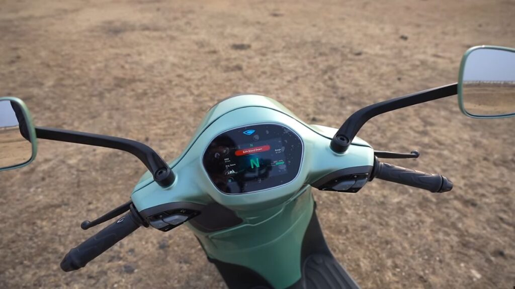 2025 bajaj chetak electric scooter 5 inch toch screen