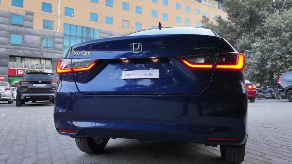new honda amaze 2024 rear