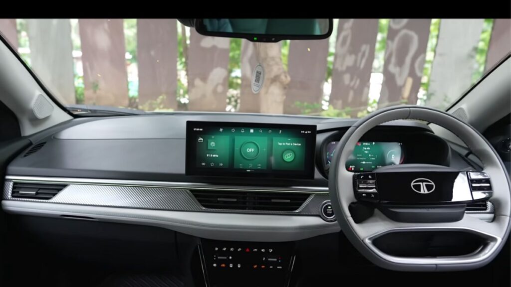 tata curvv ev interior