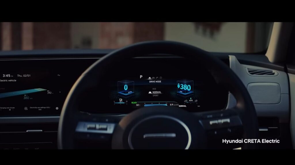 hyundai creta electric instrument cluster