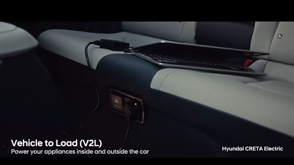 hyundai creta electric vehicle to laod V2L