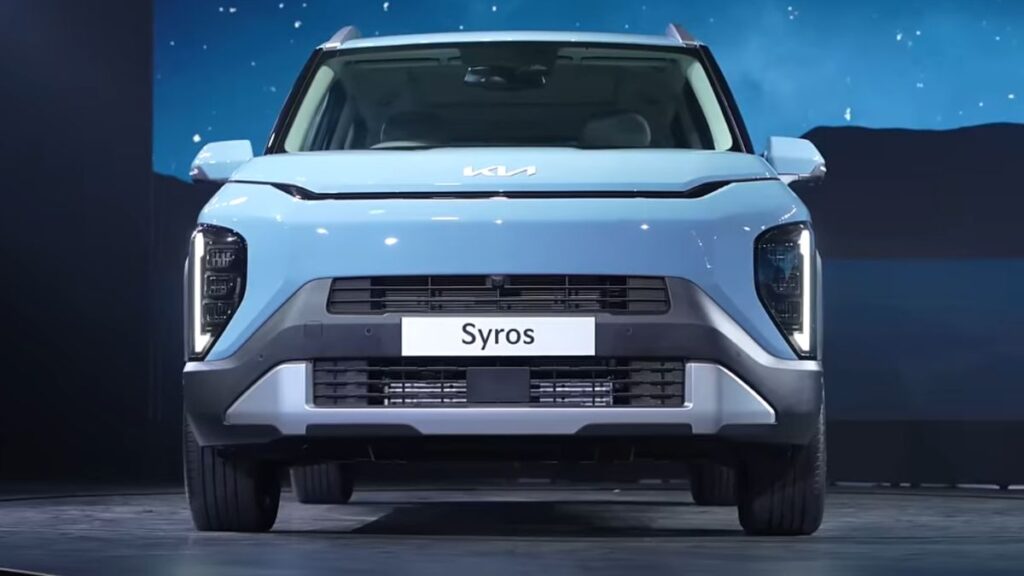 kia syros front look