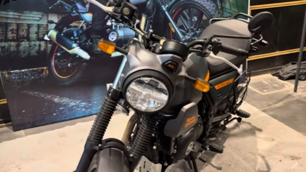 royal enfield scram 440 headlight