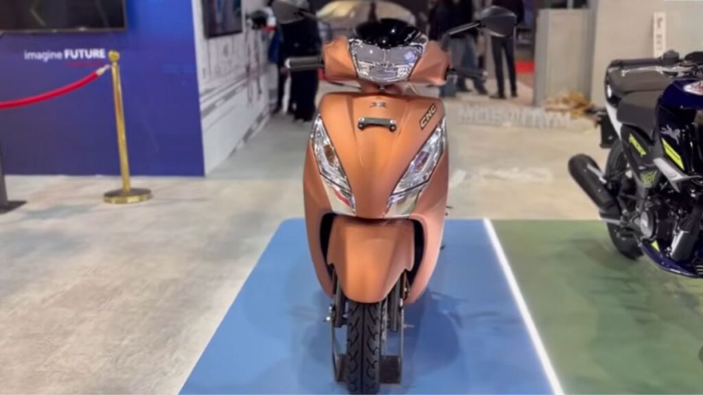 tvs jupiter cng scooter 125 design